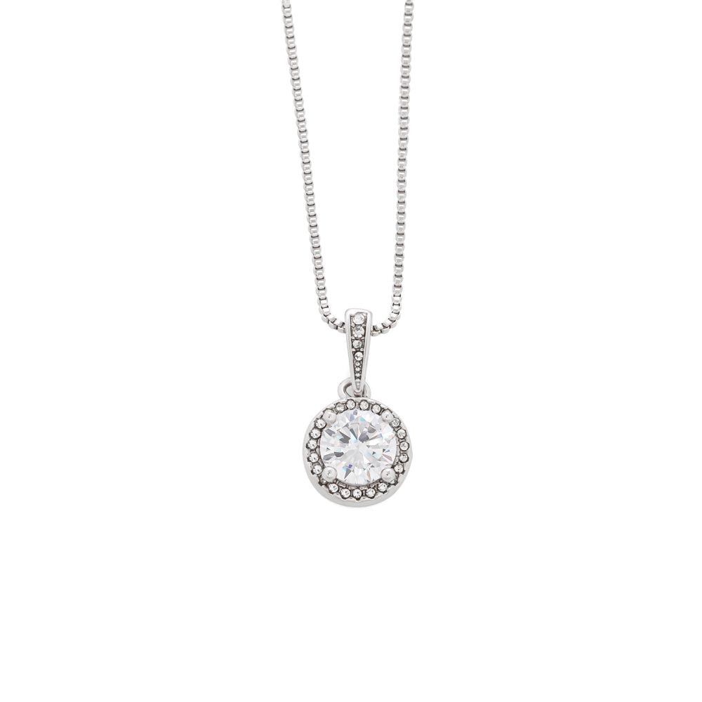 Halskette Zirkonia Crystal Weißgold