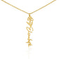 FELIX necklace Name flowers