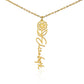 FELIX necklace Name flowers