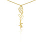 FELIX necklace Name flowers