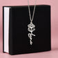FELIX necklace Name flowers